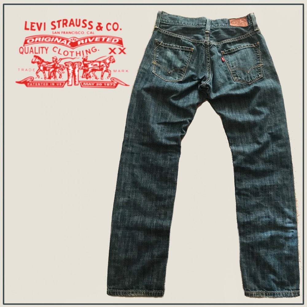 Levi Strauss RED Collection Men’s Denim Blue Jeans - Picture 2 of 7